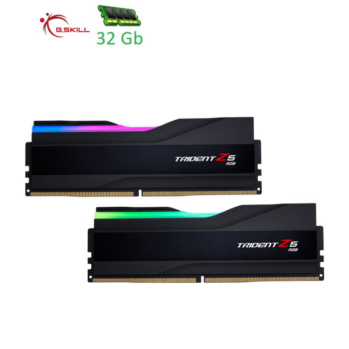 Модульпам'ятідлякомп'ютераDDR532GB(2x16GB)6000MHzTridentZ5RGBBlackG.Skill(F5-6000J3636F16GX2-TZ5RK)